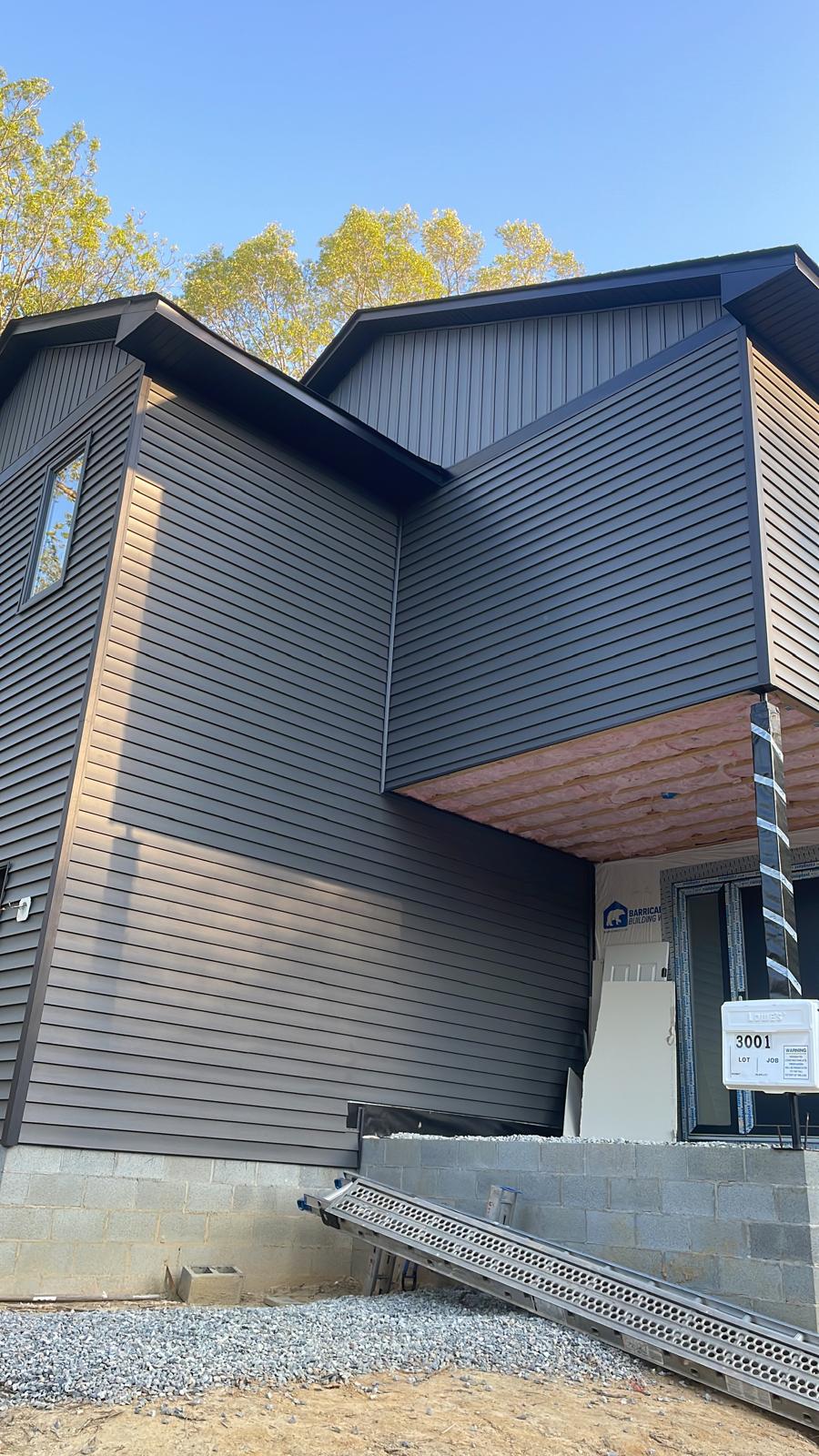 Professional siding installation
