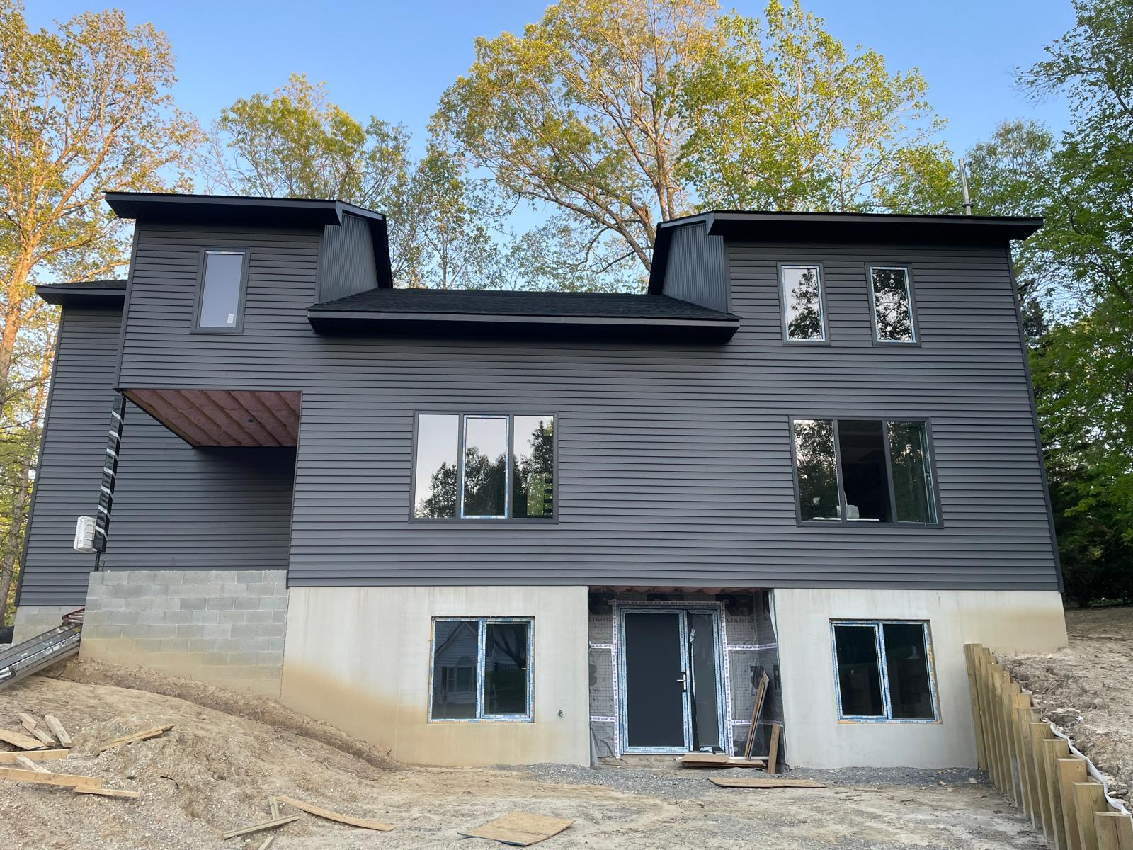 Siding repair work